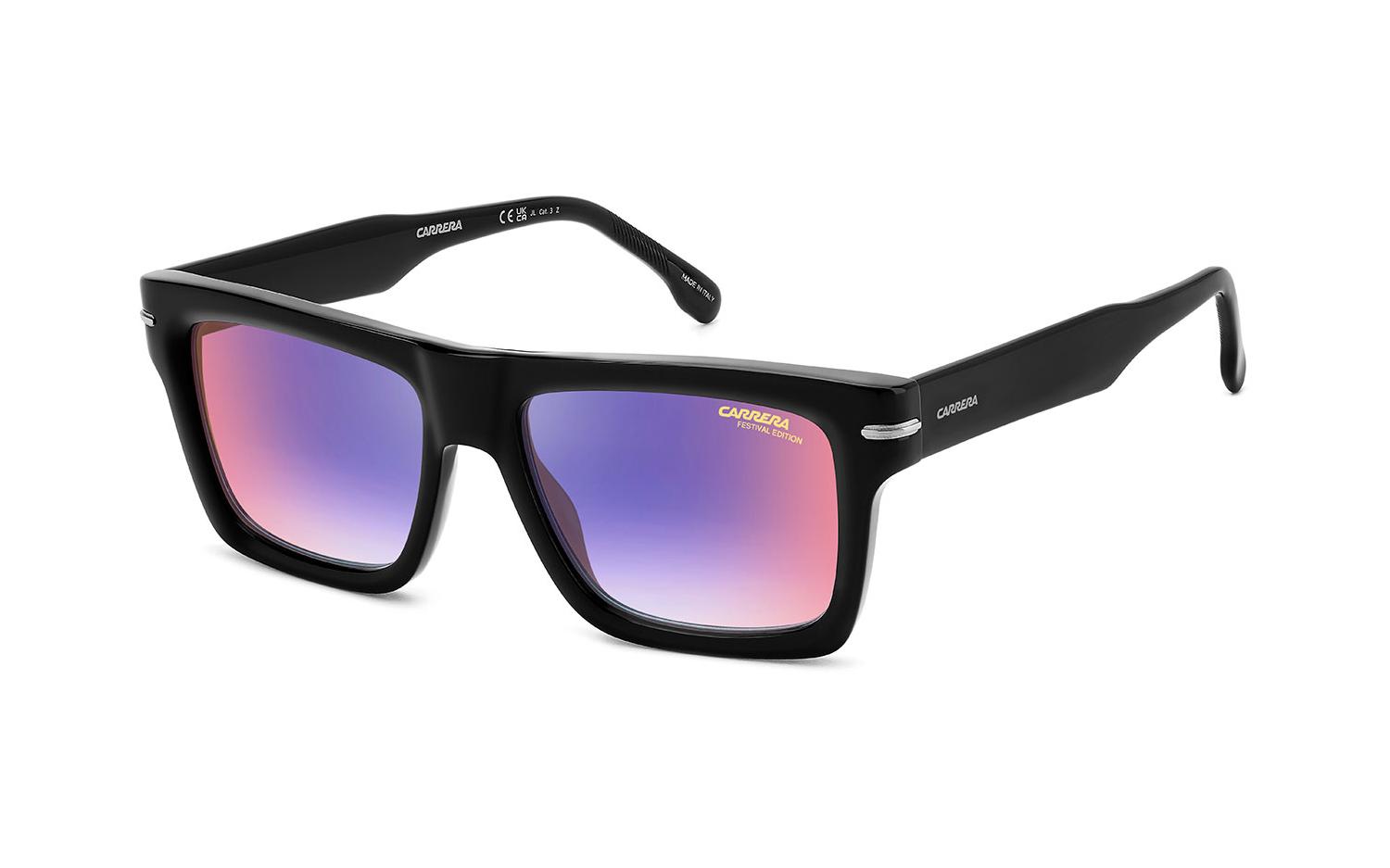 NEW CARRERA Matte Black Gold Frame Gold Brown Lens Sunglass