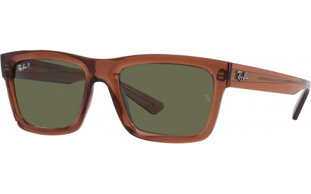 Ray-Ban レイバン サングラス 0RB4396F 667987 57 WARREN BIO-BASED Sunglasses in Black and Dark Grey - RB4396F